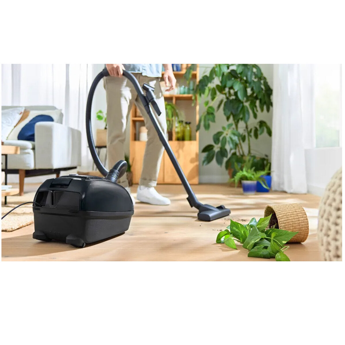 Bosch Series 4 BGL38BA3AU Bagged Vacuum Cleaner - Powerful 1200W Suction, HEPA Filtration, Quiet Operation - Ideal for Home Cleaning, Pet Hair Removal & Allergen Reduction