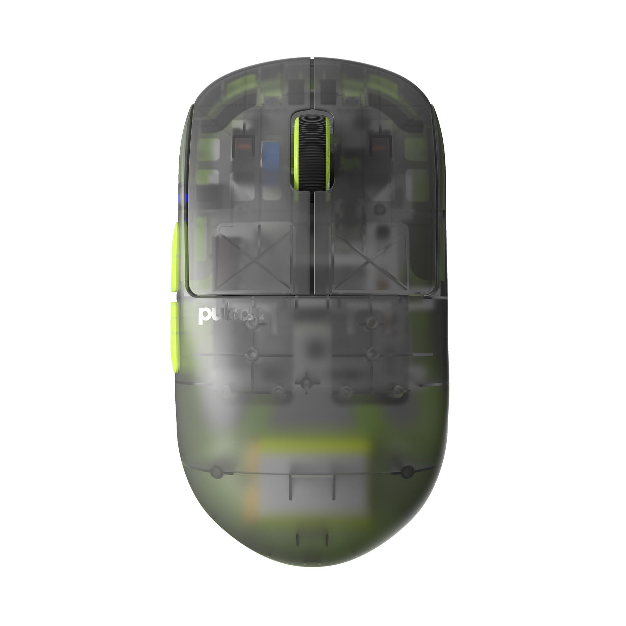 Pulsar X2H Wireless Gaming Mouse - Ultra Lightweight 54g, Symmetrical Design, 2.4GHz Connectivity, 1000Hz Polling Rate, PAW3395 26K DPI Optical Sensor, 100-Hour Battery Life (Acid Green) - Perfect for FPS, MOBA & Esports Gaming