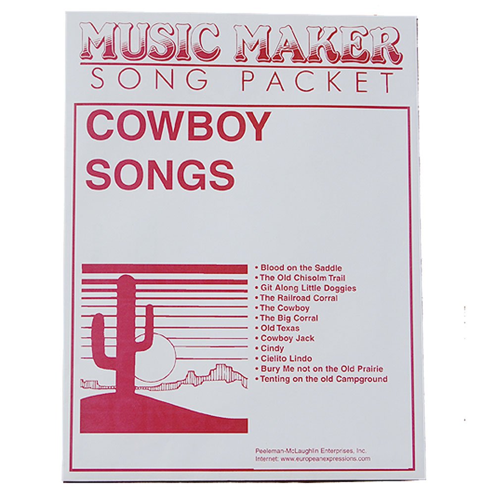 International Cowboy Song Packet for The Music Maker - Perfect for Western Music Enthusiasts & Country Singers