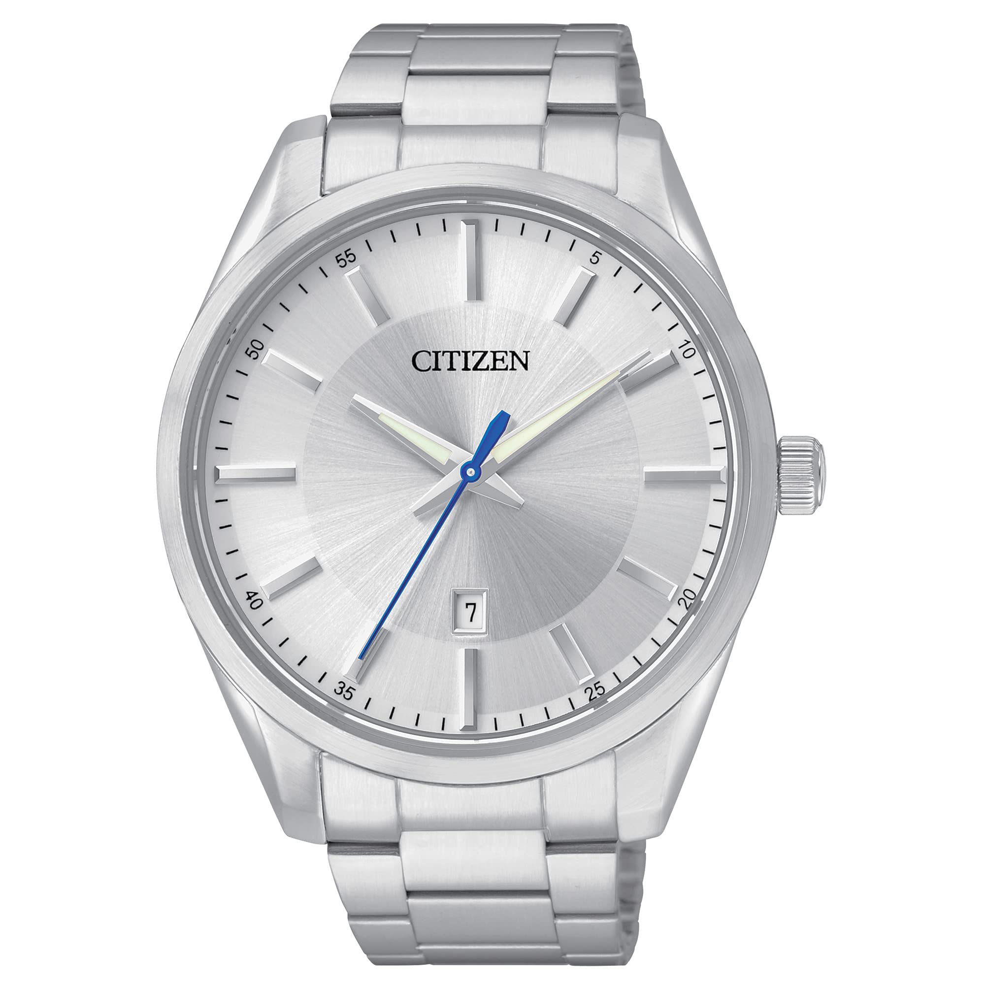 Citizen Quartz Men's Watch - Stainless Steel Classic Analog Wristwatch for Business, Casual & Formal Occasions - Water Resistant & Durable