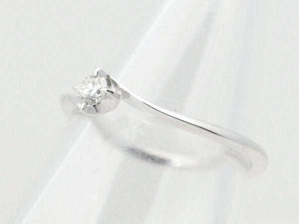 4℃ Diamond Ring K18WG Size 8 in 18K White Gold - Perfect for Engagement, Wedding & Anniversary Gifts
