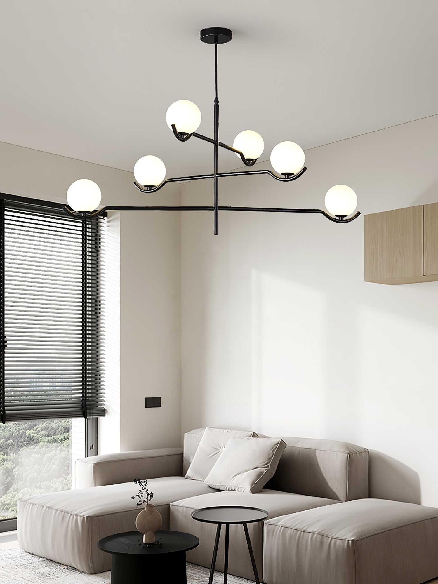 Elegant Doris Crystal Chandelier - Modern Ceiling Light Fixture for Dining Room, Living Room & Bedroom | Perfect for Home Decor & Wedding Events