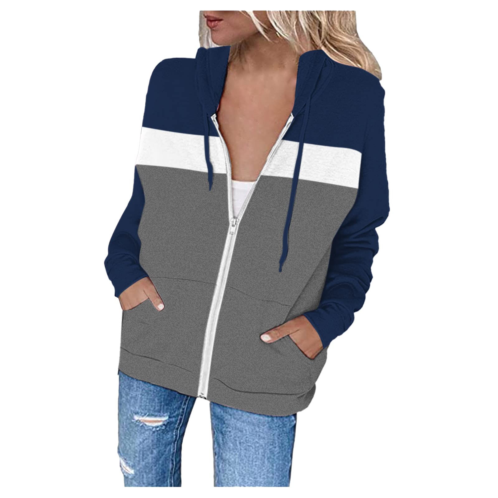 Women's Cropped Denim Jacket - Frayed Washed Button Up Jean Jacket with Pockets | Casual Outfit, Street Style, Spring & Fall Fashion