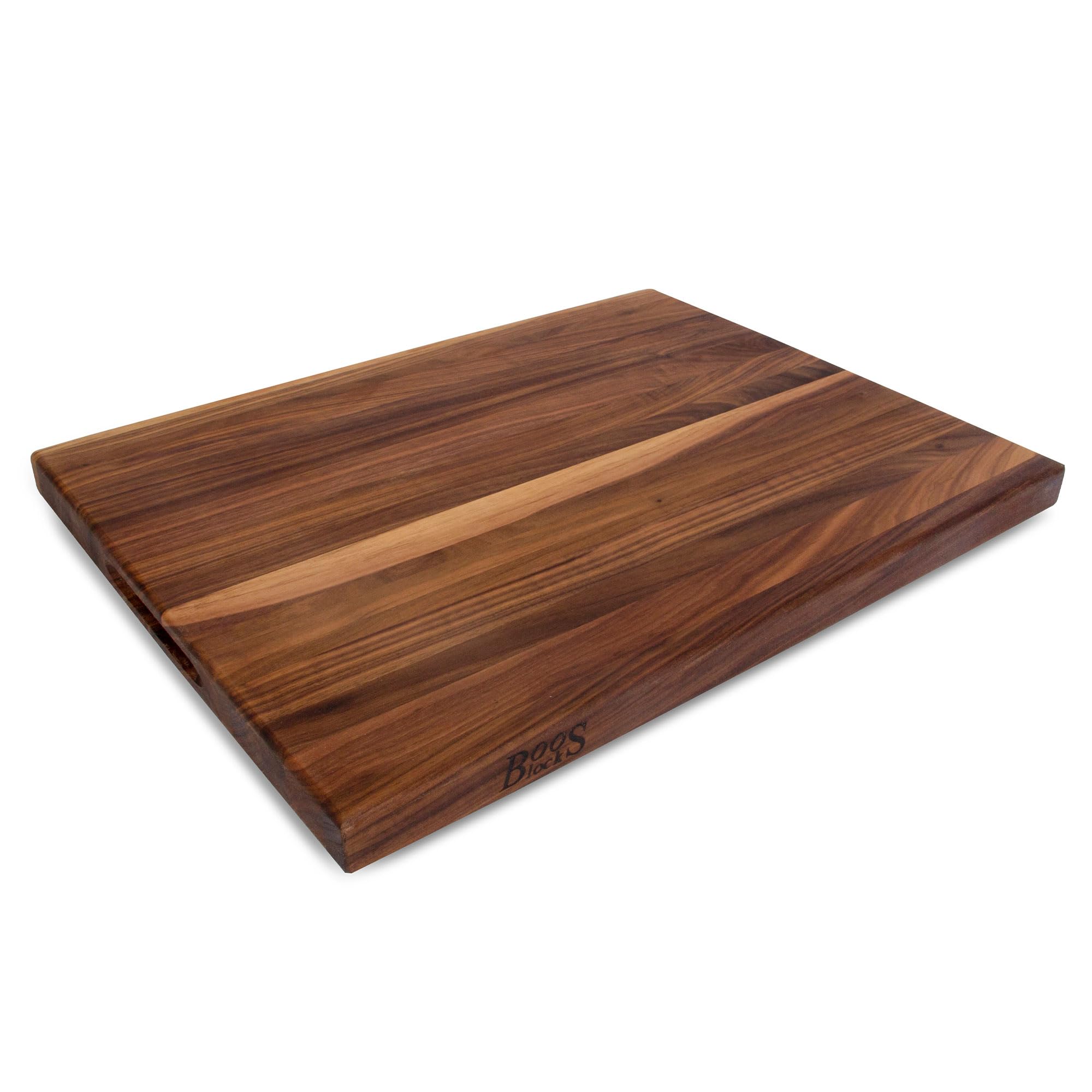 John Boos Block R-Board Reversible Walnut Wood Cutting Board 24x18x1.5 Inch - Premium Kitchen Chopping Board for Meat, Vegetables & Food Prep - Perfect for Home Chefs & Professional Kitchens