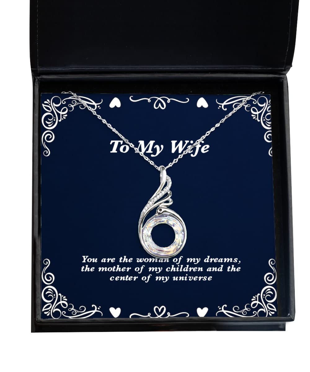 Rising Phoenix Necklace for Wife - Dream Woman & Mother Gift