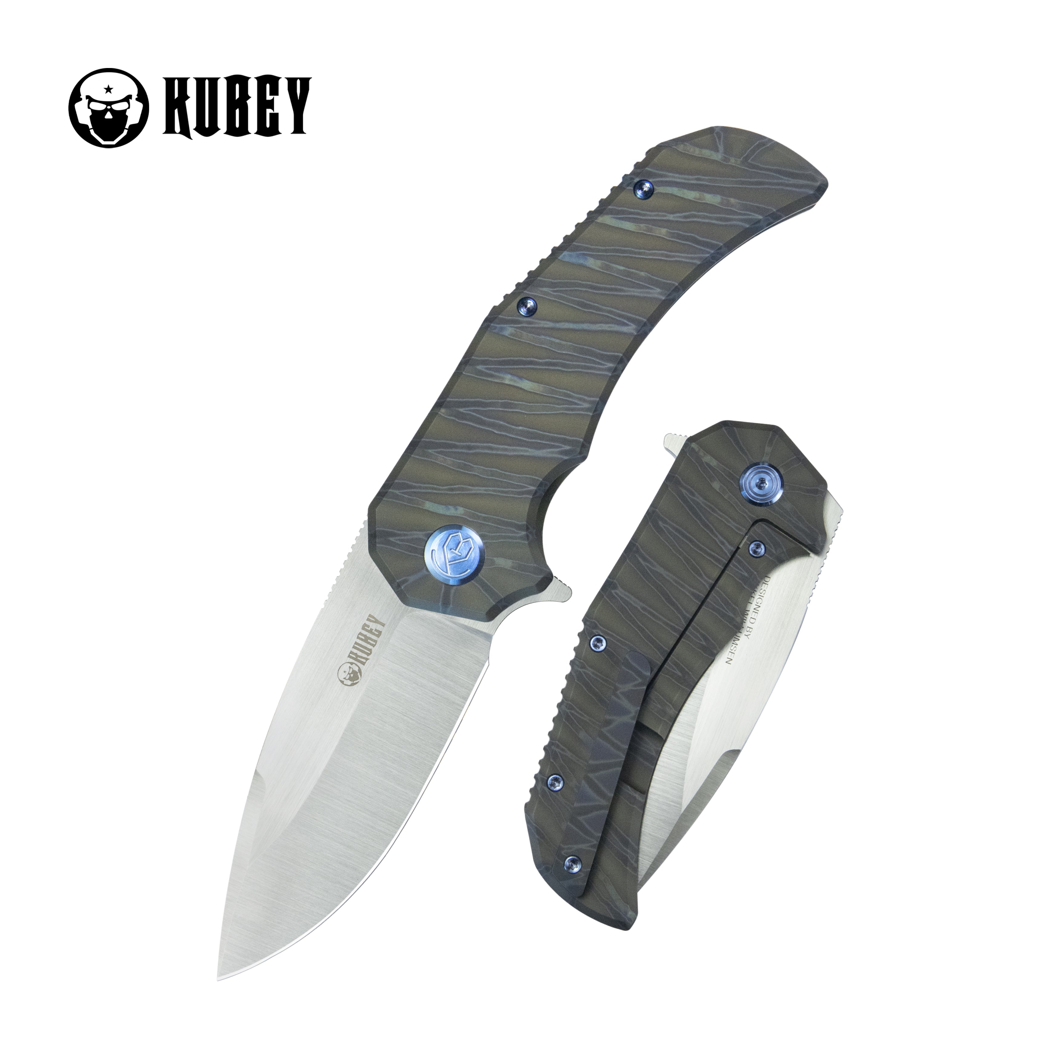 Mikkel Willumsen Bravo One Tactical Folding Knife - 6AL4V Titanium Frame, 3.39