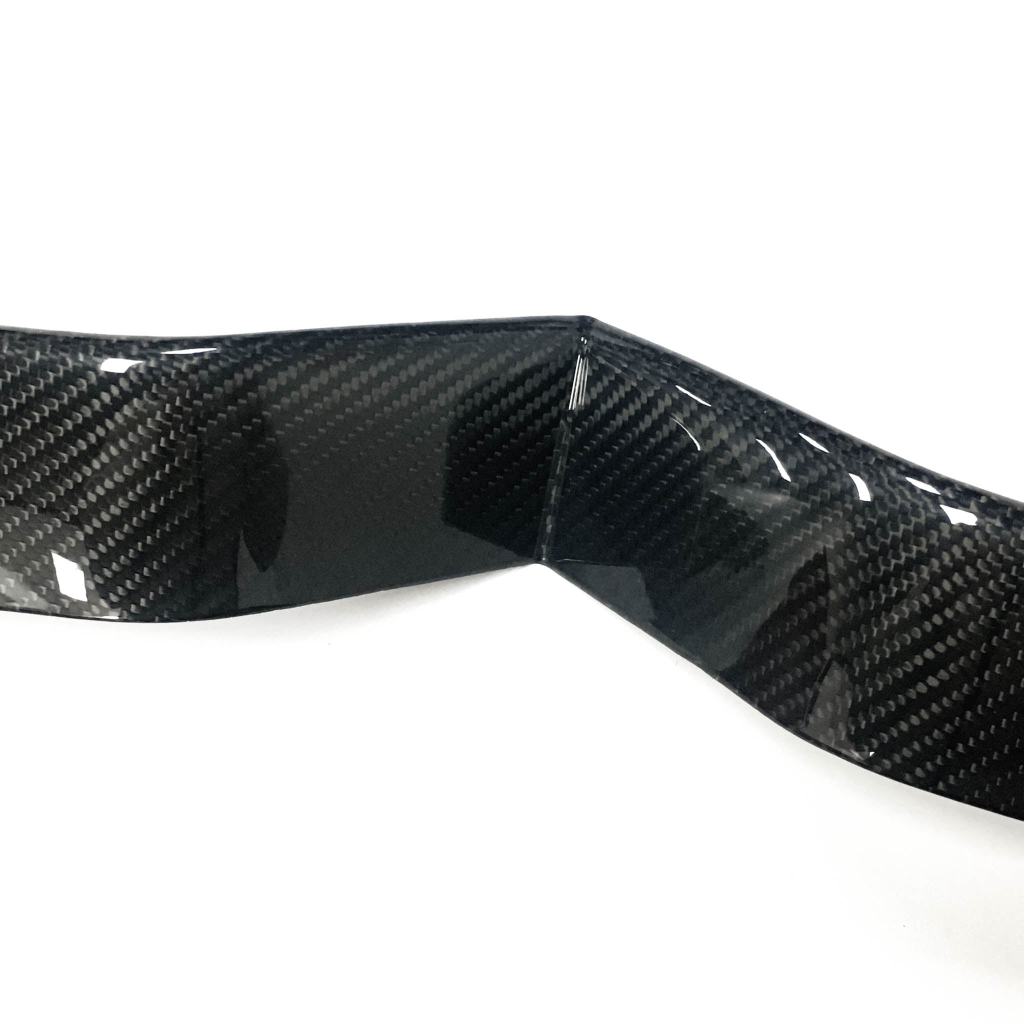 Premium Real Carbon Fiber Front Bumper Inlay for Tesla Model X (2017-2025) - Yeslak | Enhances Style & Protection for Luxury SUVs