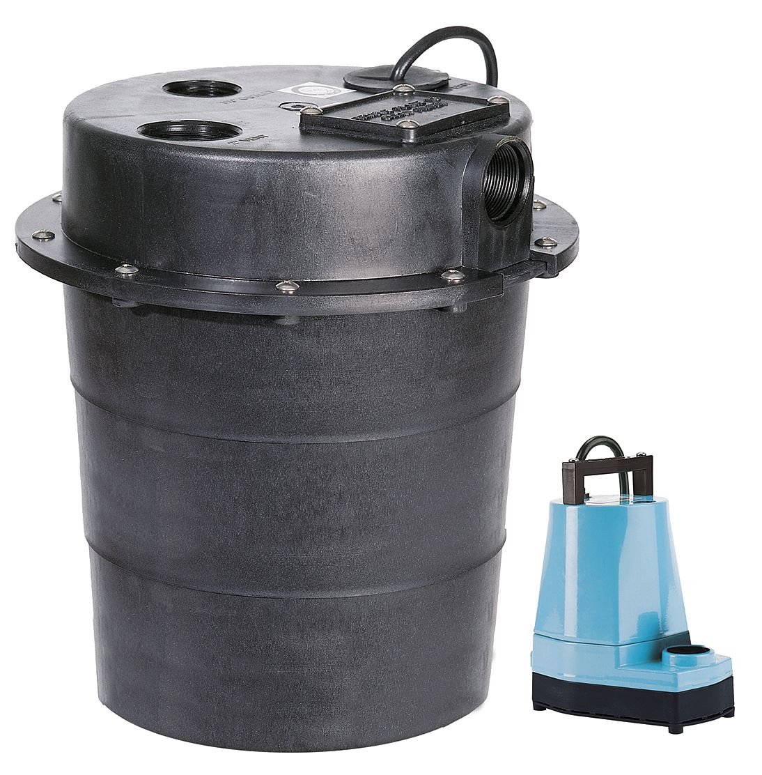 Little Giant 505055 WRS-5 Laundry Tray Pump, 1-Pack - High Efficiency Utility Pump for Basement, Laundry Room & Utility Sink Drainage