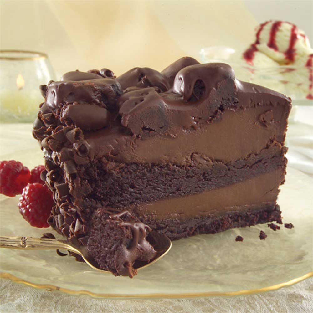 Sweet Street Chocolate Lovin Spoon Cake - 9 Inch Round Gourmet Dessert (4-Pack) | Perfect for Birthday Parties, Office Celebrations & Holiday Gatherings