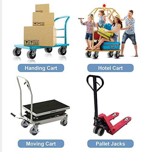 2 Swivel & 2 Rigid