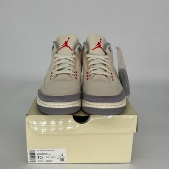 Original Air Jordan 3 Retro 'Muslin' Men's Basketball Shoes - Size 10 (DH7139-100) - Premium Comfort for Streetwear & Casual Style