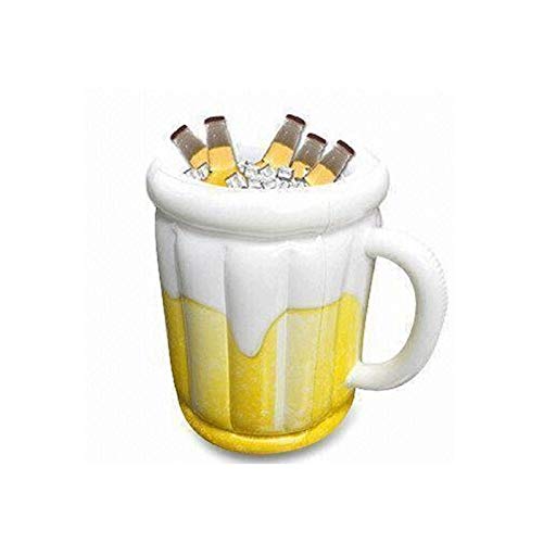 XJJZS Inflatable Ice Bucket for Beer Bottles - Portable Outdoor Beer Cooler for Chilling Drinks, Perfect for Wine Barrels & Plastic Beer Coolers | Great for BBQs, Camping & Pool Parties