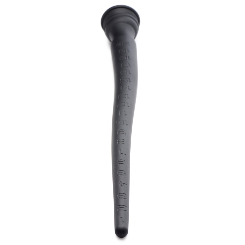 Premium Silicone Anal Hose with Tapered Design & Suction Cup Base - Adult Toy for Anal Play, Enema, and BDSM Scenes