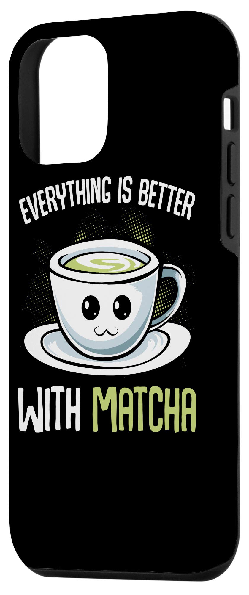 iPhone 12 Mini Case - Matcha Green Aesthetic Phone Cover for Tea Lovers | Perfect Gift for Japanese Tea Enthusiasts | Durable Protection for Everyday Use & Travel