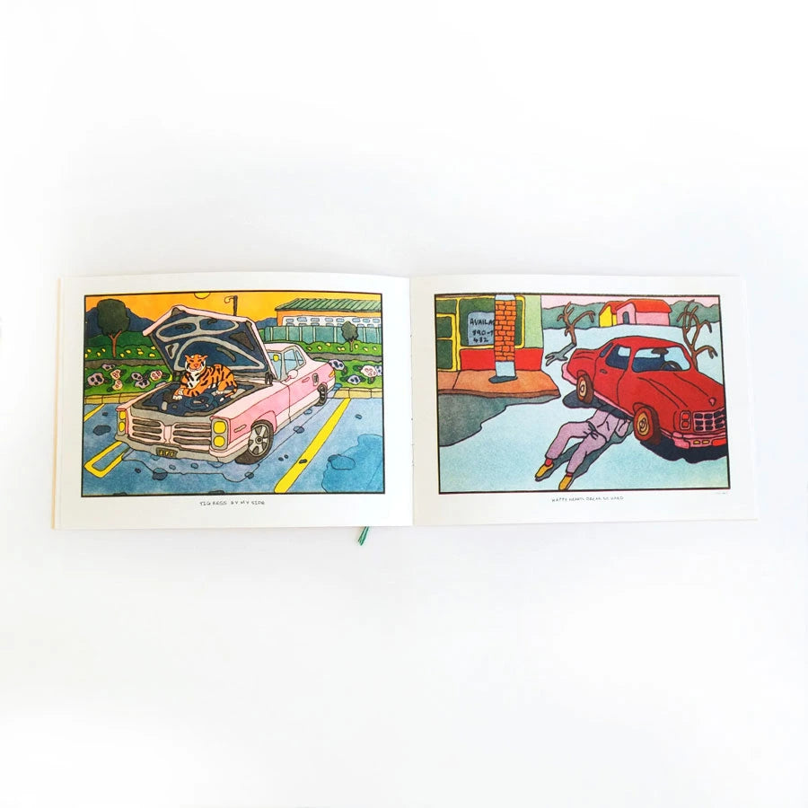 Driving Bad Ideas by Olivié Keck - Thought-Provoking Art Book for Creative Minds | Perfect for Home Decor, Office Inspiration & Gift Giving
