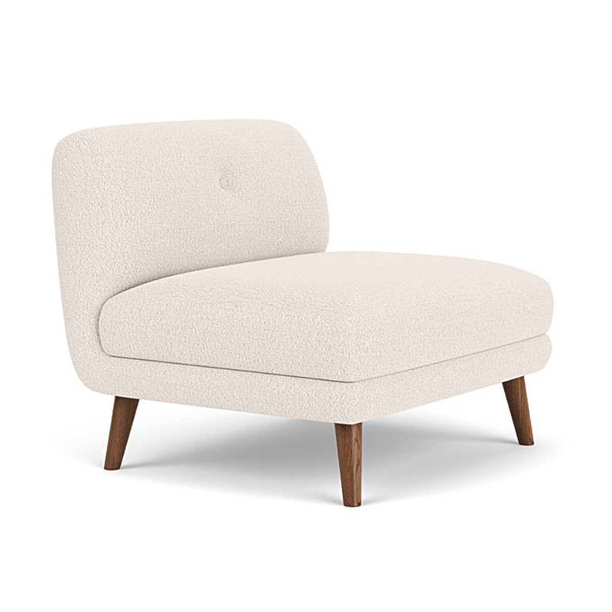 Alfred Boucle Modular Armless Sectional Sofa - Modern Comfort for Living Room, Lounge & Office Spaces