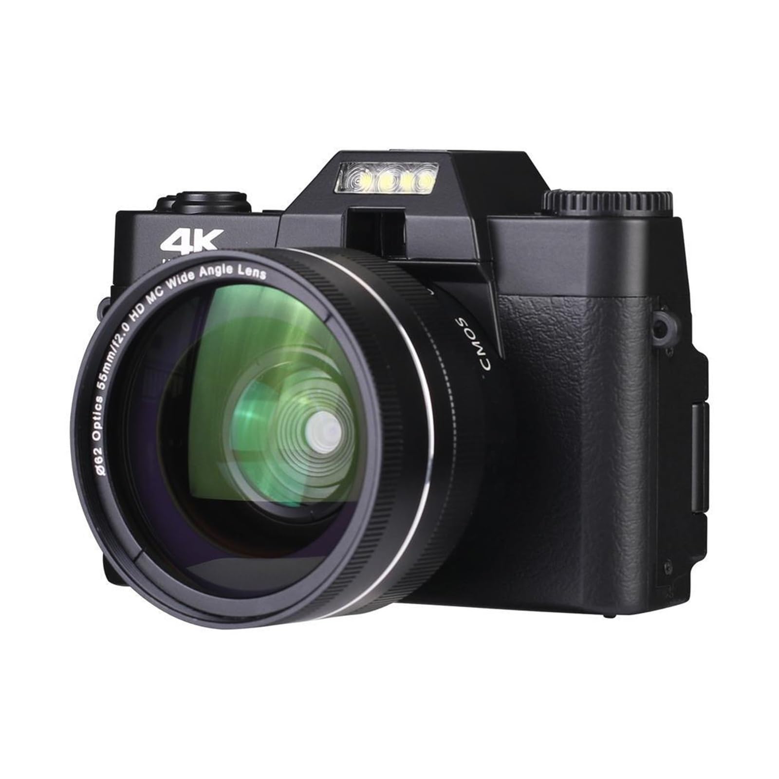 48MP 4K WiFi Vlogging Camera - MZZYG Mini Digital Camcorder with 16x Zoom & Wide-Angle Lens | Perfect for YouTube, Travel Vlogging & Home Video Recording