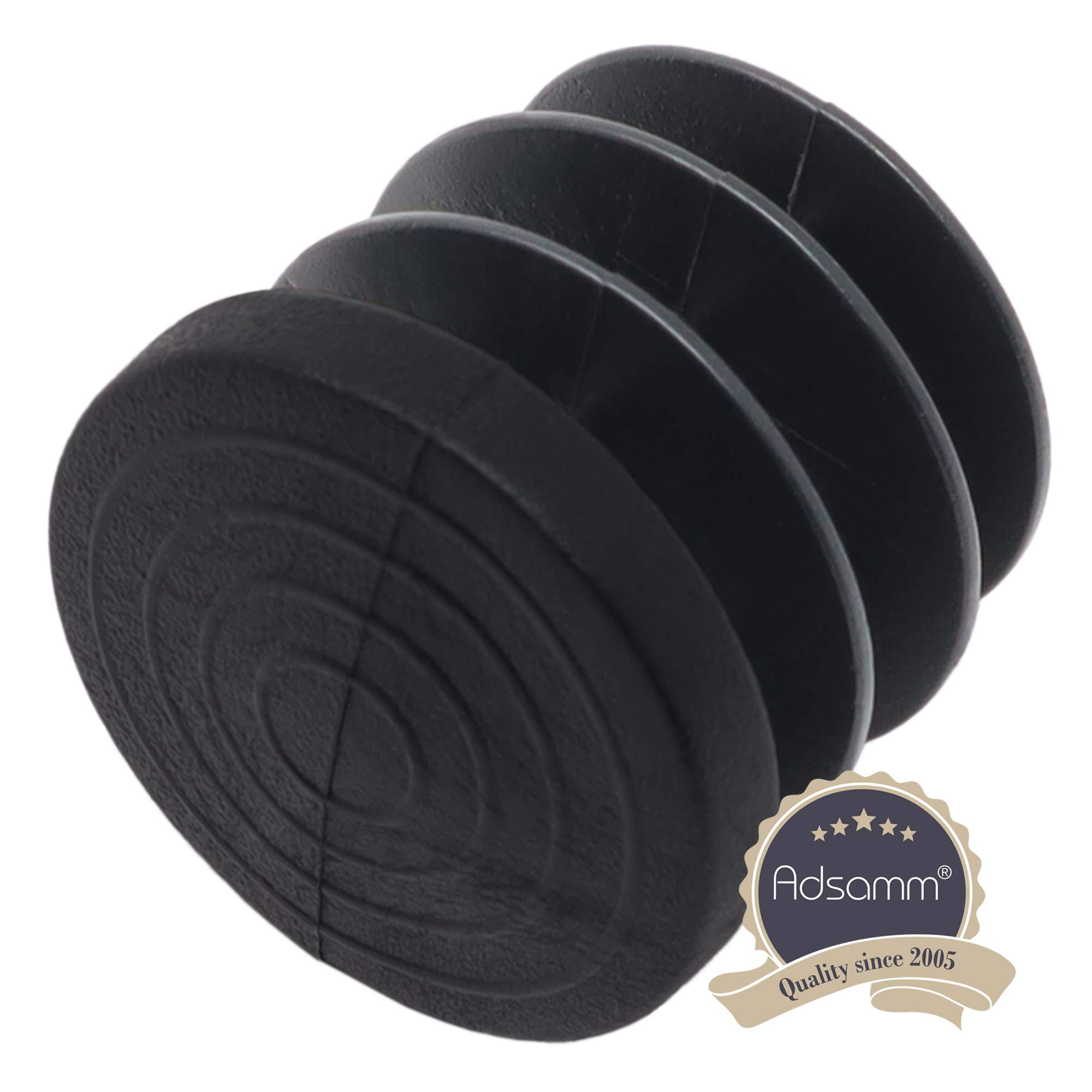 16 Pack Black Lamellar Plugs Ø25mm - High Quality Wall Anchors for Heavy Duty Hanging & Shelving (Perfect for Drywall, Concrete & Masonry)