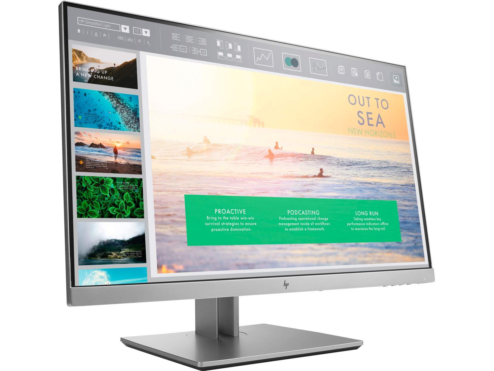 HP EliteDisplay E233 23-Inch Full HD IPS Monitor - 1920x1080 Resolution, Adjustable Stand, VESA Mountable - Perfect for Home Office, Gaming & Professional Workstations