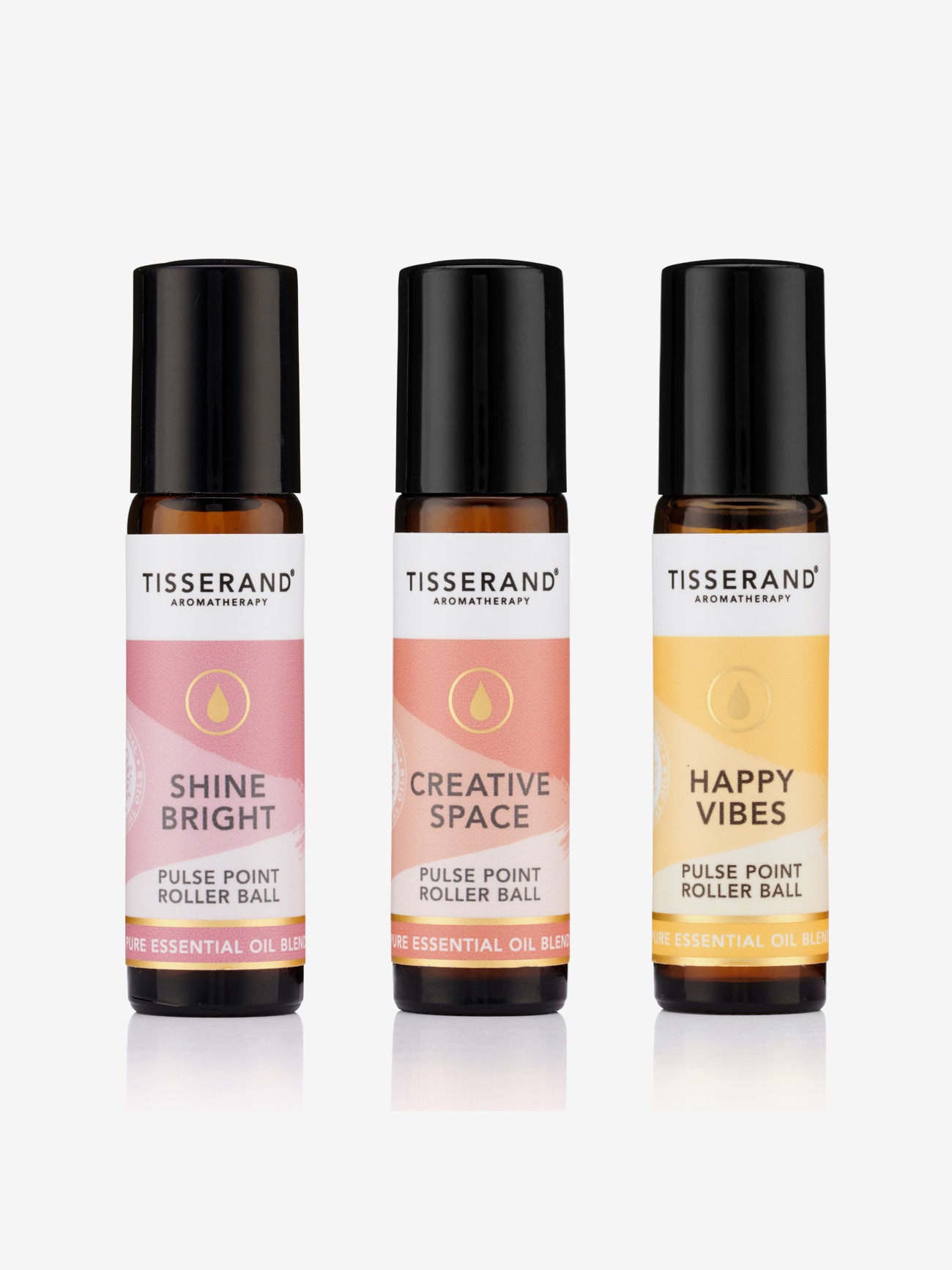 Tisserand The Little Box of Happiness - Aromatherapy Essential Oil Gift Set for Relaxation, Stress Relief & Self-Care - Perfect for Home, Office & Spa Use