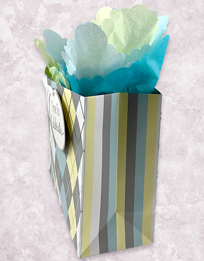 Premium Argyle Pattern Gift Bags - Elegant Diamond Design for Birthday, Wedding & Party Favors - Perfect for Corporate Events, Holiday Gifts & Special Occasions