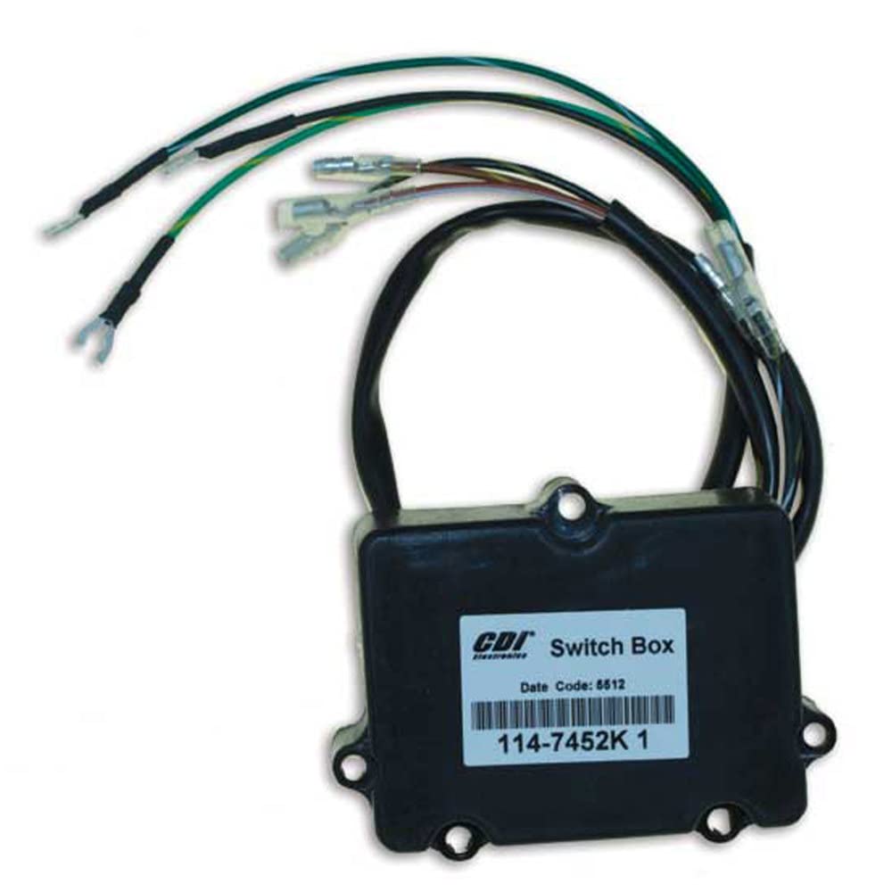 CDI Electronics 114-7452K 1 Mercury/Mariner Ignition Pack - 2 Cylinder (1980-1997) | Compatible with Outboard Motors for Smooth Engine Performance