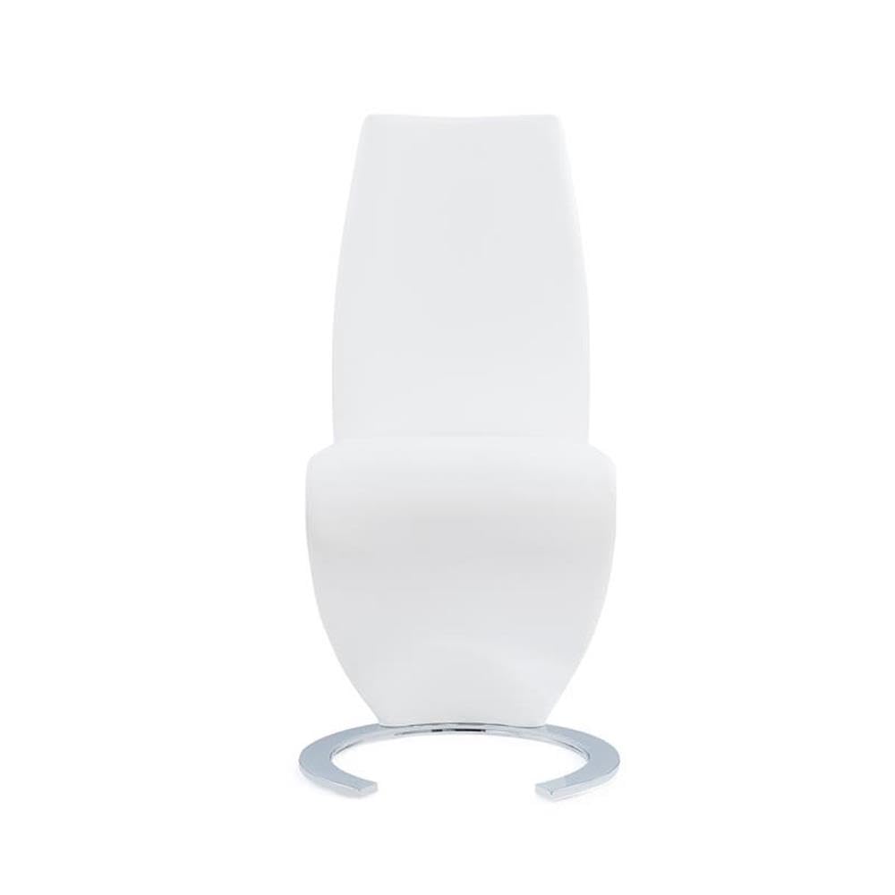 White Modern Dining Chair - Global Furniture for Home, Restaurant & Office - Comfortable & Stylish Seating Solution