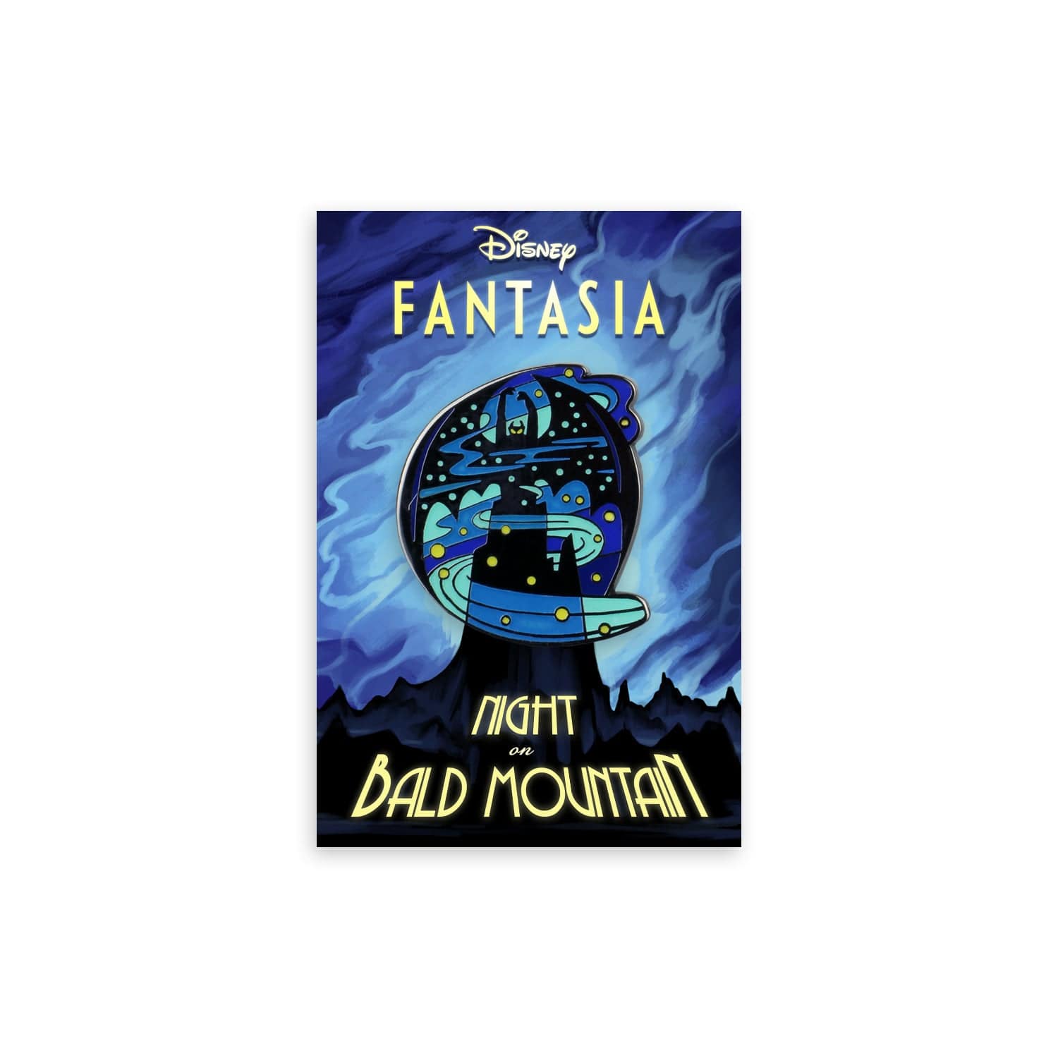 Fantasia Chernabog Enamel Pin - Disney Villain Collectible Badge for Backpacks, Jackets & Pin Collections - Perfect for Disney Fans & Pin Traders