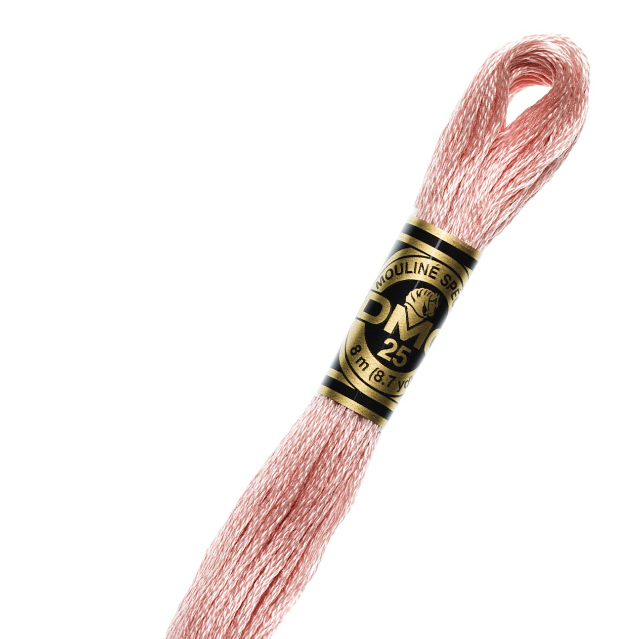 DMC 224 Cotton Embroidery Floss - 6 Stranded Premium Thread for Cross Stitch, Needlework & Hand Embroidery - Perfect for DIY Crafts, Scrapbooking & Home Decor Projects