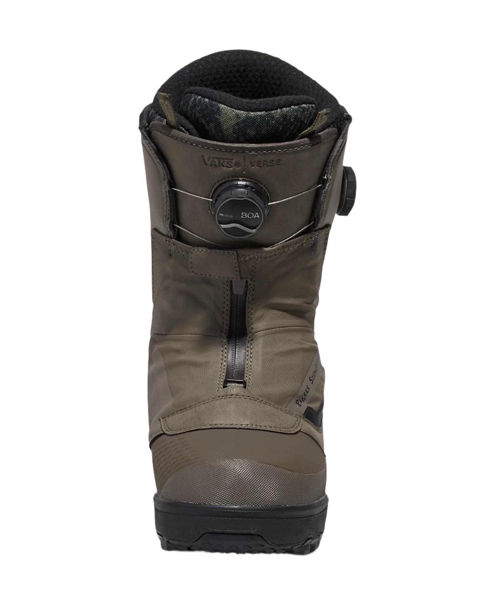 VANS Verse X Parker Szumowski Snowboard Boots 2025 - Black/Bungee Color - Men's/Women's Winter Snowboarding Shoes for All-Mountain & Freestyle Riding