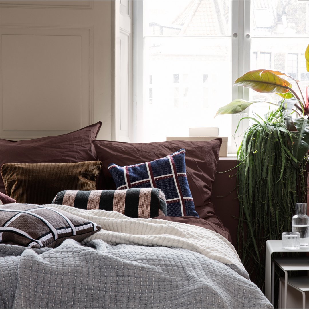 Ferm Living Daze Bedspread - Premium Cotton Bed Cover for Modern Bedrooms | Soft & Stylish Quilt for Master Bed, Guest Room & Cozy Home Decor