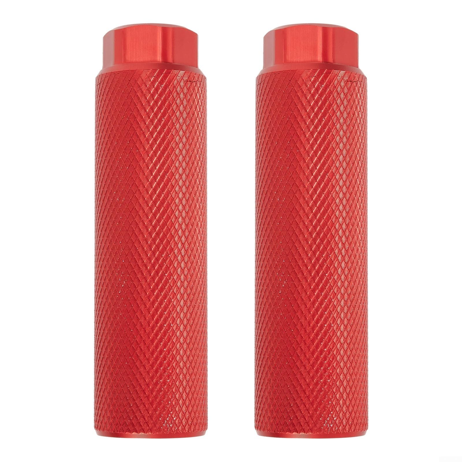 Durable Aluminum Alloy Bike Pegs with Non-Slip Grooves for Road & Mountain Bikes - Perfect for Stunt Riding, BMX Tricks, and Urban Commuting (Black)