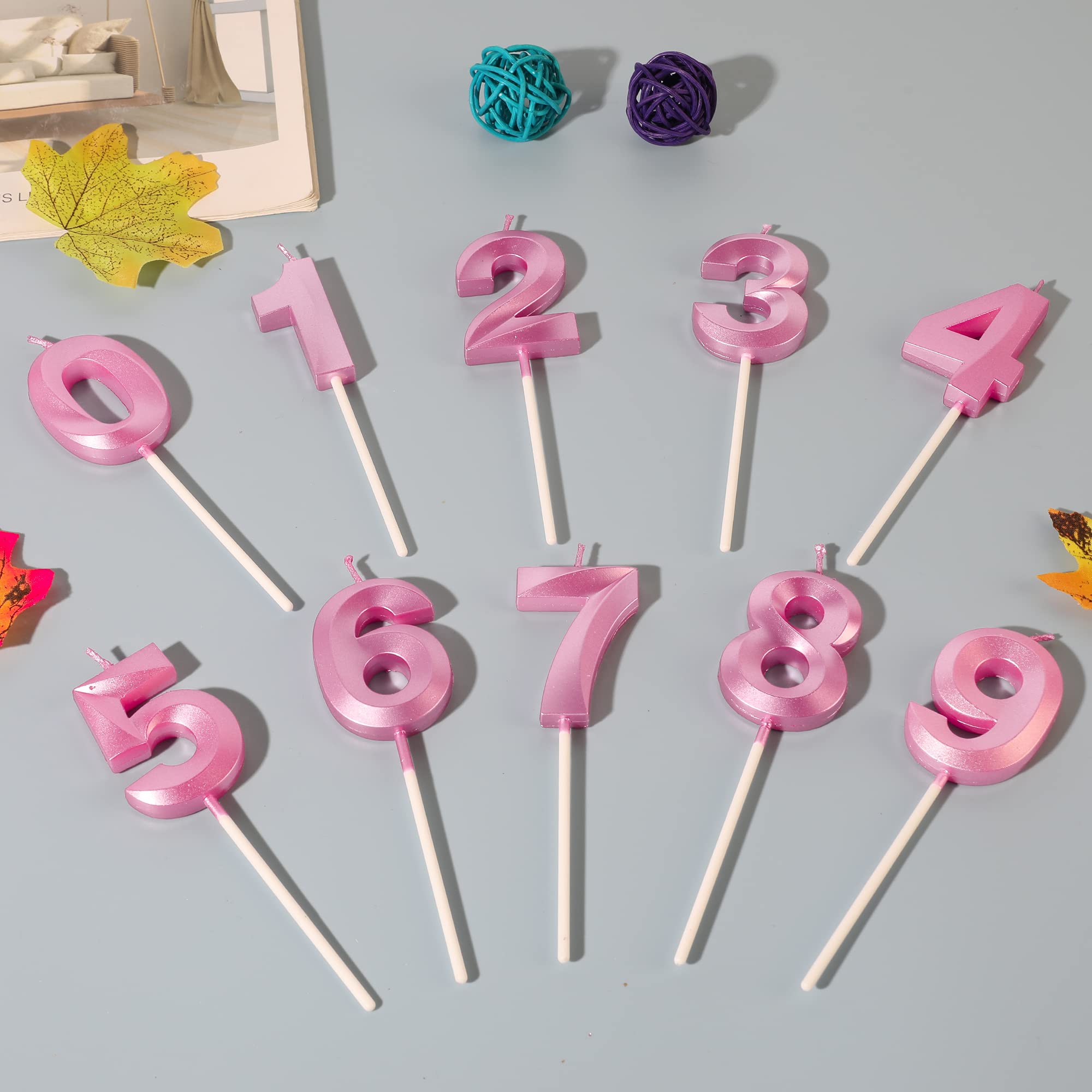 55th Birthday Candles for Cakes - Pink Glitter Number 55 Cake Topper | Anniversary, Wedding & Party Decorations | Perfect for Milestone Celebrations, Retirement Parties & Special Occasions