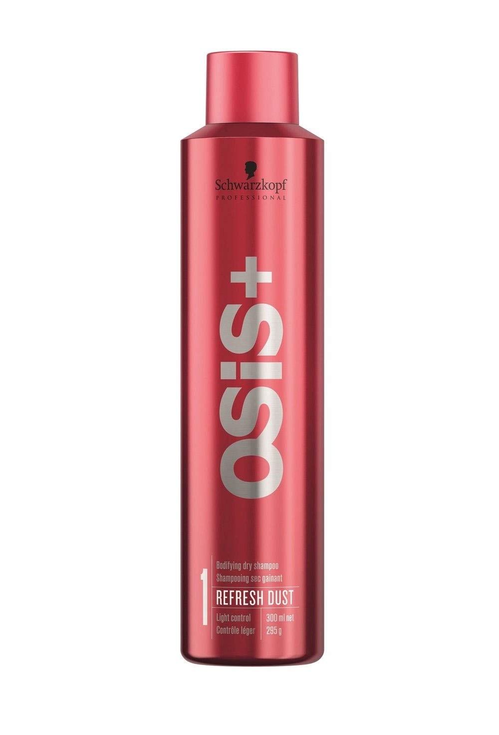 Schwarzkopf Osis Plus Refresh Dust Volumizing Dry Shampoo 300ml - Instant Hair Refresh & Volume Boost for Oily Hair - Perfect for Travel, Gym & Busy Mornings