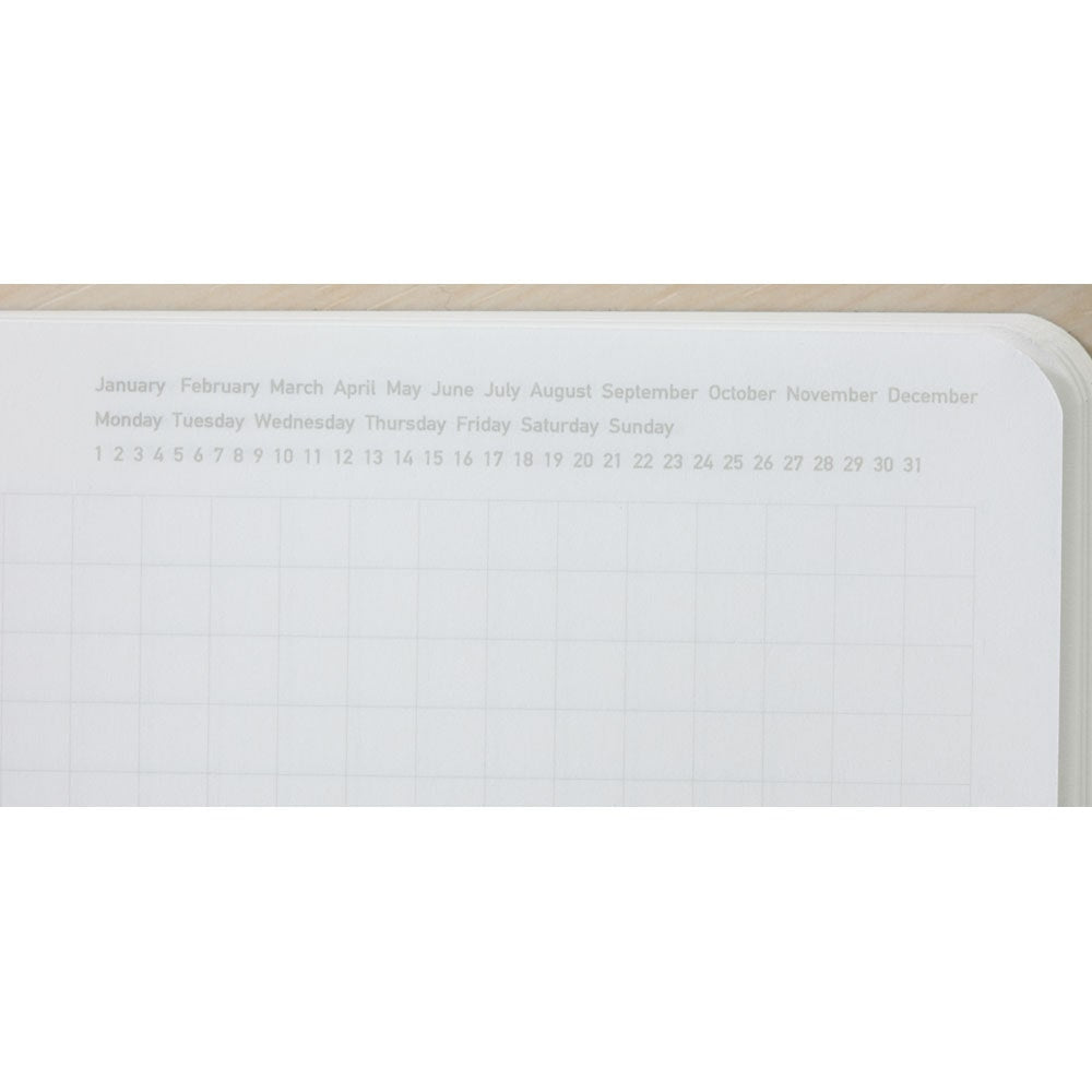 STALOGY Editor's Series 365 Days Notebook - A5 Grid Journal for Daily Planning, Sketching & Note Taking | Perfect for Bullet Journaling, Work Notes & Creative Writing | Nitto Brand
