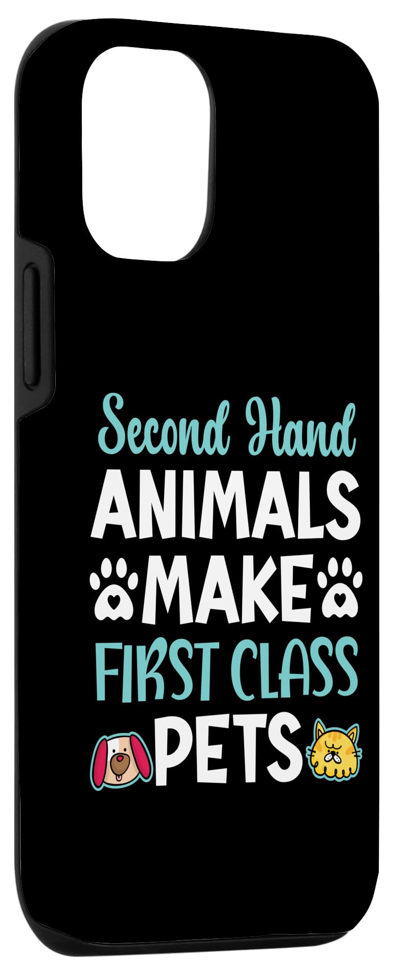 Refurbished iPhone 12/12 Pro Case - Durable Pet Rescue Design for Daily Use