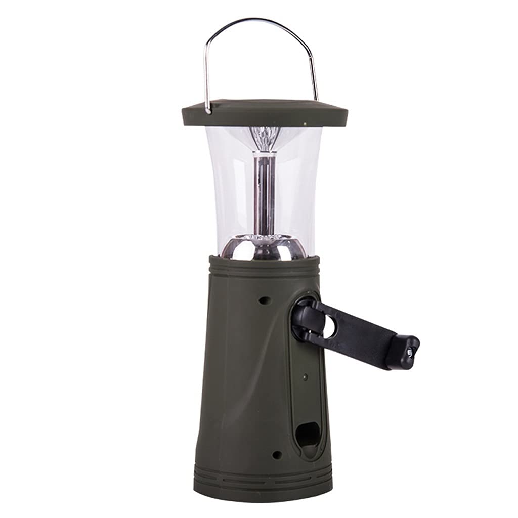 ZAJ Solar & Hand Crank Camping Light - Portable LED Tent Light for Outdoor Adventures, Emergency Power Outages & Horseback Riding | Waterproof, Rechargeable & Multi-Purpose Illumination for Camping, Hiking, Backpacking & Power Failures