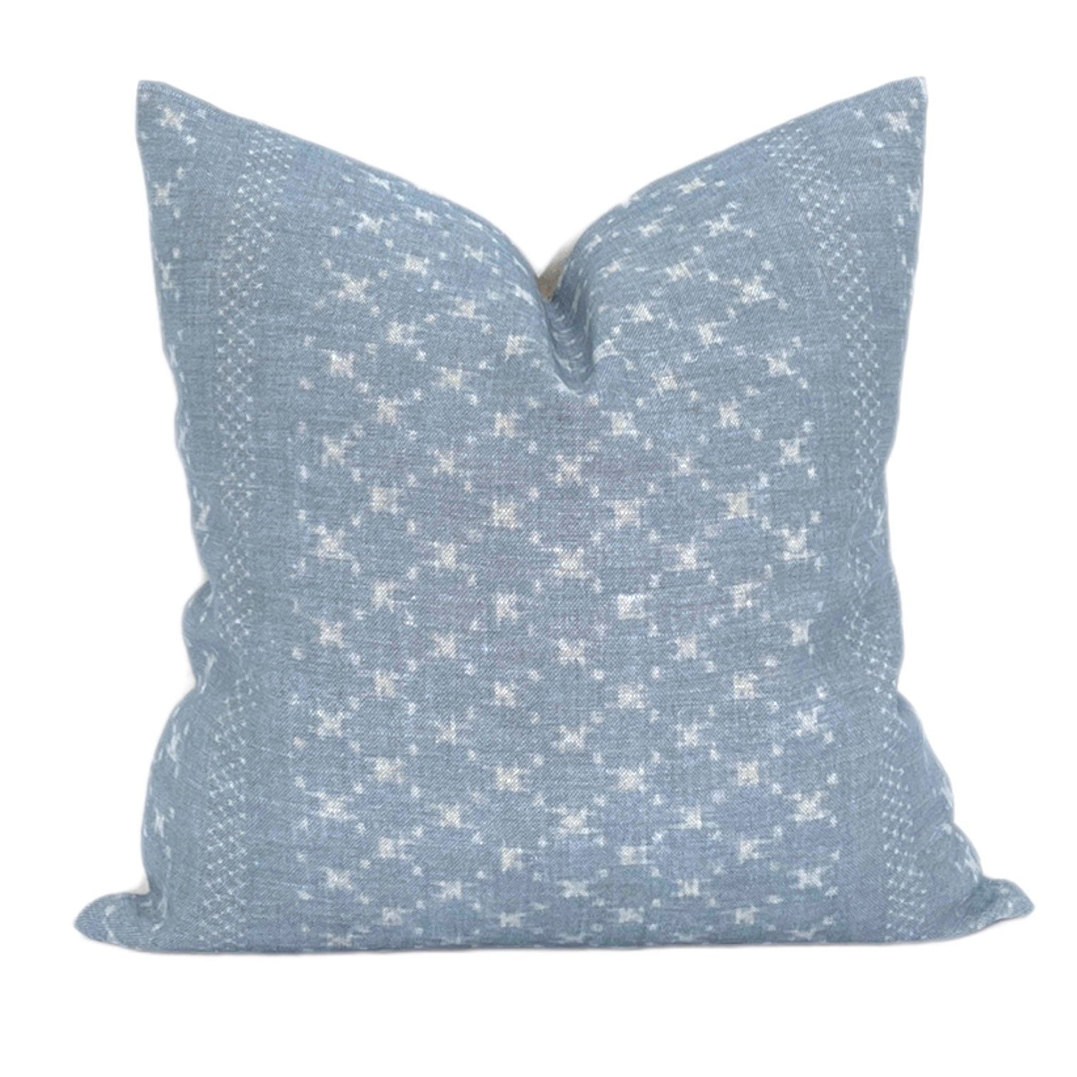 READY TO SHIP Clay McLaurin Nagoya Pillow Cover in Azure Blue - Stylish Decorative Throw Pillow Case for Sofa, Bed & Home Decor