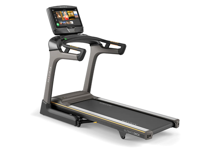 Matrix TF50 Folding Treadmill - Compact Home Gym Equipment for Running & Walking | Space-Saving Design with Quiet Motor | Perfect for Small Apartments, Home Offices & Cardio Workouts