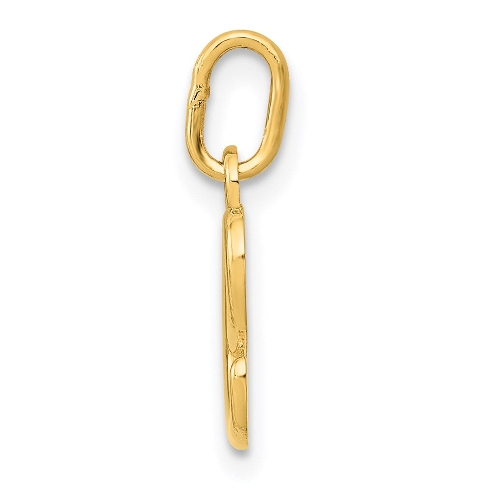 Gold Lowercase Initial 'e' Pendant Necklace - Model YC1060 | Elegant Personalized Jewelry Gift for Women, Perfect for Birthdays, Anniversaries & Special Occasions