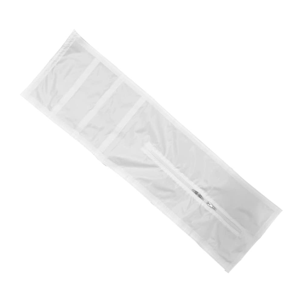 Cabilock 1-Piece White Polyester Air Conditioner Deflector - Portable AC Window Seal Plate & Baffle Cloth for Anti-Blow - Perfect for Bedroom, Office & Home Cooling Efficiency
