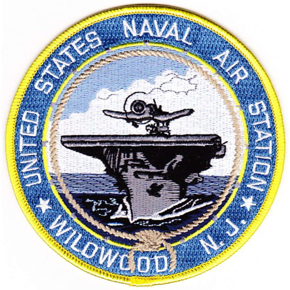 Wildwood New Jersey Embroidered Patch - Vintage Air Station Souvenir for Hats, Jackets & Backpacks | Collectible Travel Memorabilia for Aviation Enthusiasts