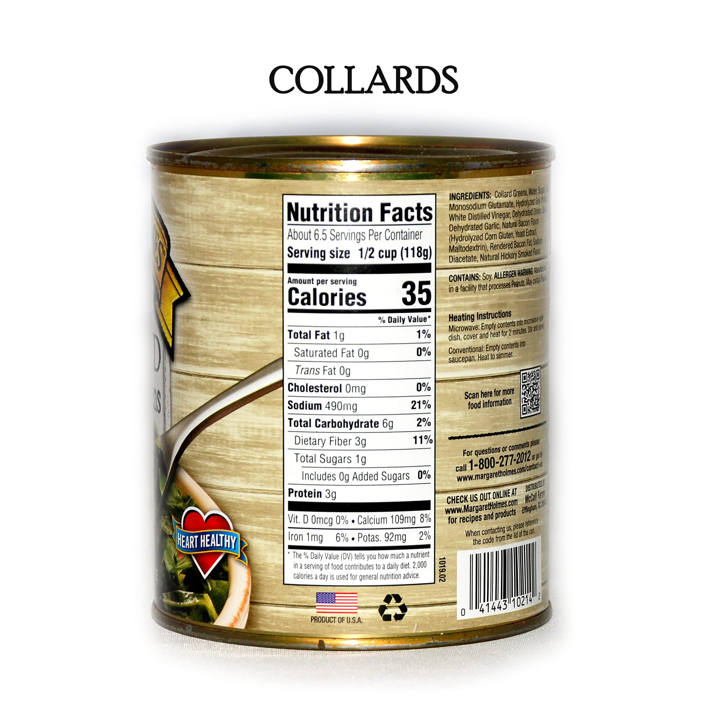 Margaret Holmes Greens Variety Pack - 3 Cans (27 Oz Each) of Turnip Greens, Collard Greens & Mixed Greens | Southern-Style Cooked Vegetables | Perfect for Soul Food Recipes, Healthy Side Dishes & Meal Prep