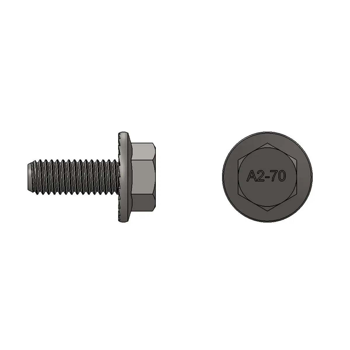 Stainless Steel S5 M8 Flange Bolt 16mm - High Strength Hex Head Bolts for Automotive, Machinery & DIY Projects - Corrosion Resistant Fasteners for Outdoor & Industrial Use