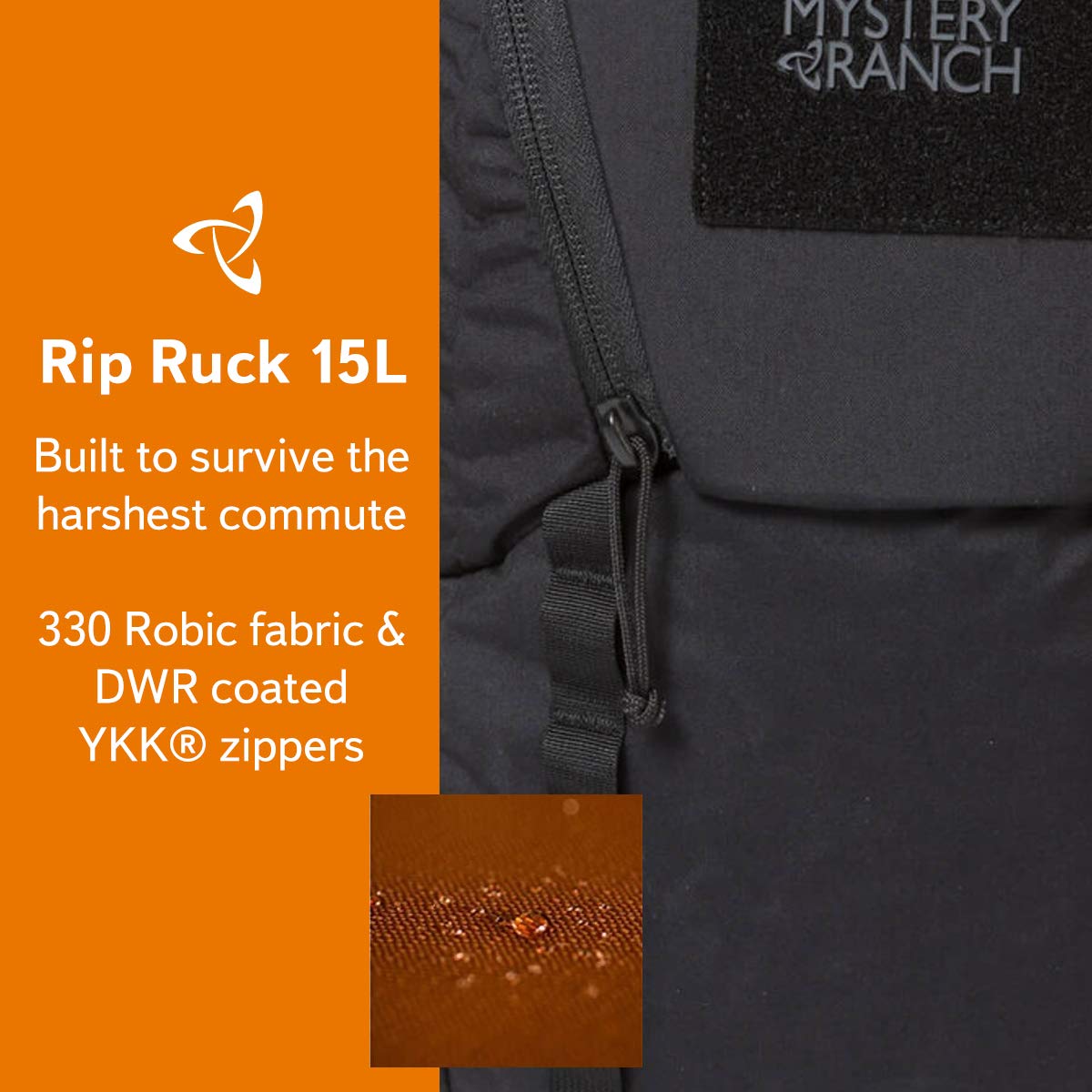 Mystery Ranch Rip Ruck 15L Tactical Backpack - Military Inspired Durable Daypack for Hiking, Travel & Outdoor Adventures