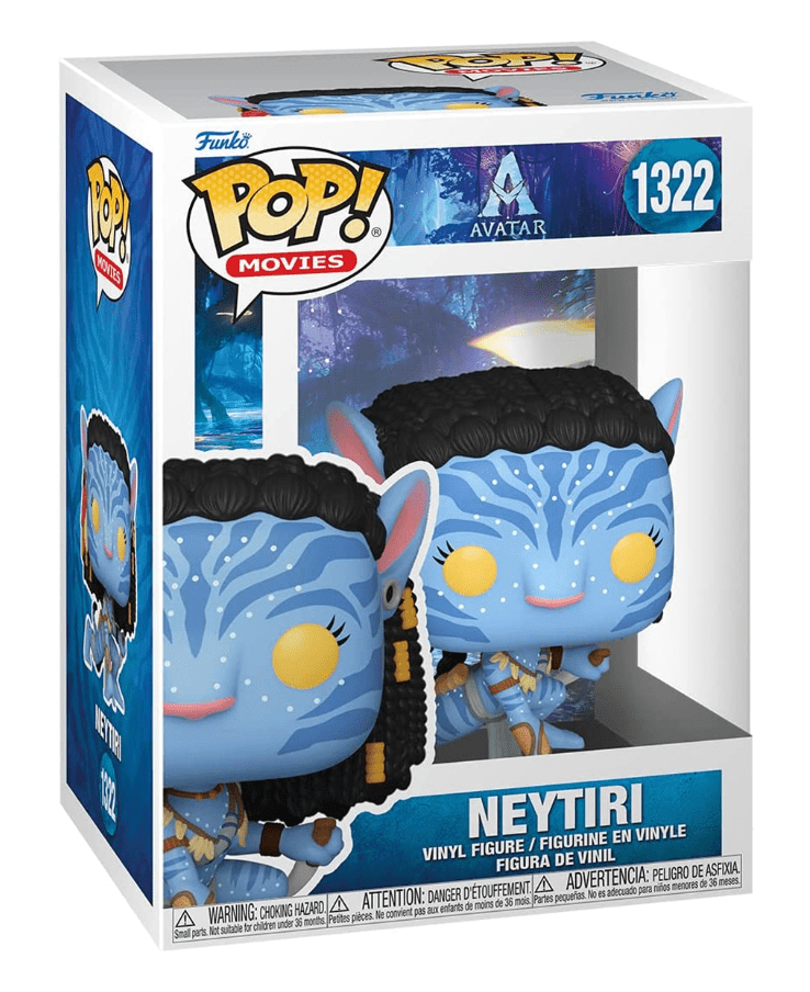 Avatar Neytiri #1322 Funko Pop Vinyl Figure - Collectible Movie Merchandise for Fans of Avatar & Sci-Fi - Perfect for Display, Gifts, and Pop Culture Collections