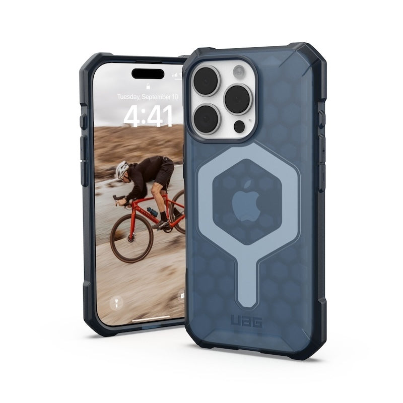 UAG Essential Armor Case for iPhone 16 Pro - Blue | Military-Grade Drop Protection | Slim Protective Phone Cover | Perfect for Outdoor Adventures & Daily Use