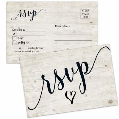 A Tale of Love and Invitations: The Perfect RSVP Postcards