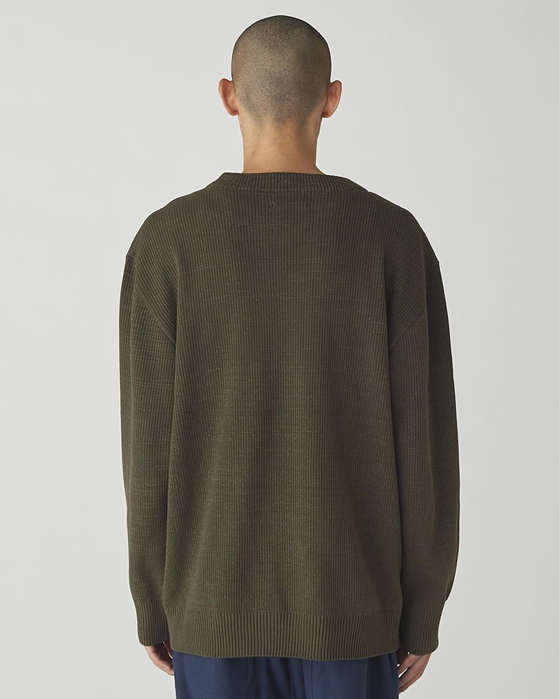 Co/Ny/Pe Knit Crew Neck Sweater for Women - Soft & Comfortable Pullover for Casual Wear, Office, and Fall Fashion