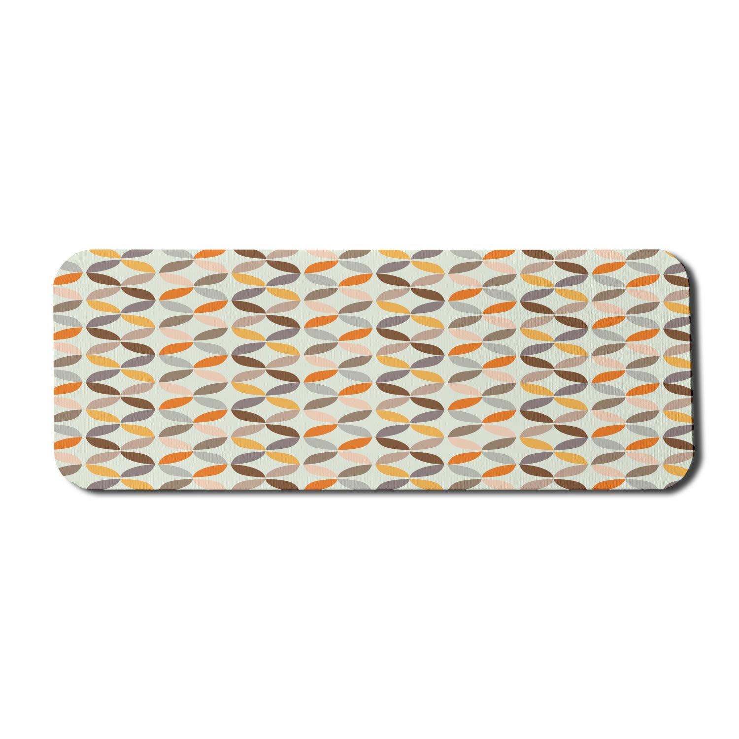 Ambesonne Geometric Circle Computer Mouse Pad - Colorful Modern Spherical Design Non-Slip Rubber Gaming Mousepad (31